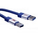 Maclean MCTV-606 USB kabelis USB 3.2 Gen 1 (3.1 Gen 1) 1,8 m USB A Mėlyna, Sidabras Maclean MCTV-606 USB kabelis USB 3.2 Gen 1 (3.1 Gen 1) 1,8 m USB A Mėlyna, Sidabras