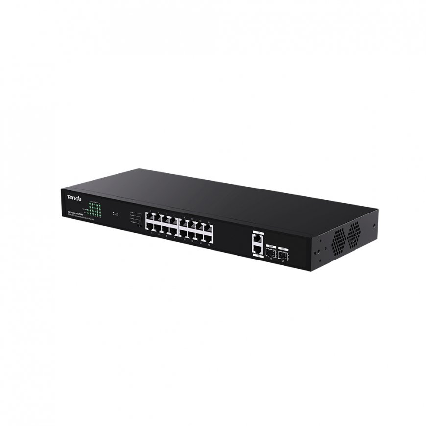 Tenda TEG1120P-16-250W tinklo komutatorius Ne-valdomas Gigabit Ethernet (10/100/1000) Maitinimas per – 2