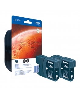 Brother LC1100HYBKBP2 ink cartridge 2 pc(s) Original Black