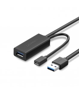 Ugreen 20826 USB kabelis USB 3.2 Gen 1 (3.1 Gen 1) 5 m USB A USB A/Micro-USB B Melns