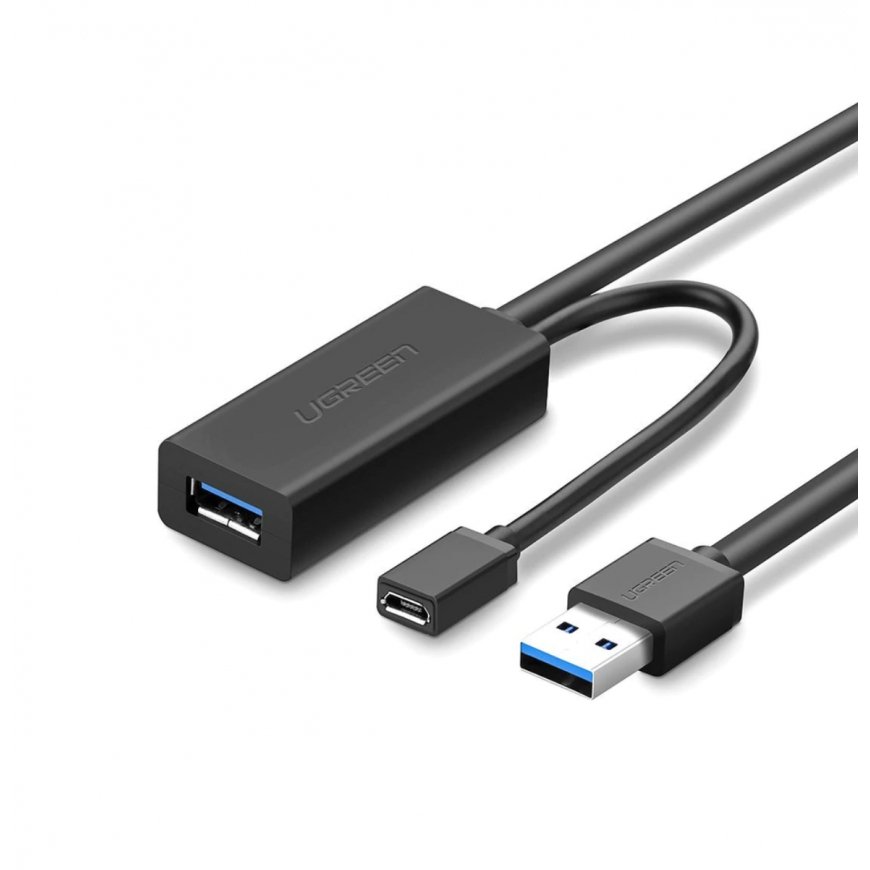 Ugreen 20826 USB kabelis USB 3.2 Gen 1 (3.1 Gen 1) 5 m USB A USB A/Micro-USB B Melns