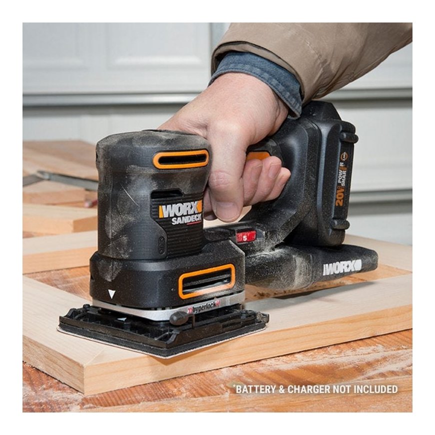 WORX WX820L.9 käsihiomakone Kiekkohiomakone 10000 RPM musta, Keltainen – 4
