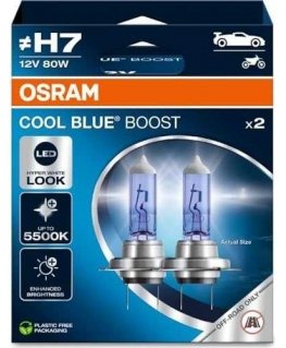 OSRAM Car bulbs COOL Blue BOOST H7 80W 12V PX26D 2pcs