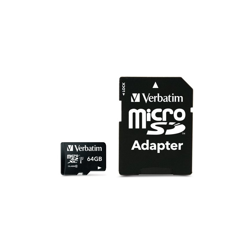 Verbatim Pro 64 GB MicroSDXC UHS