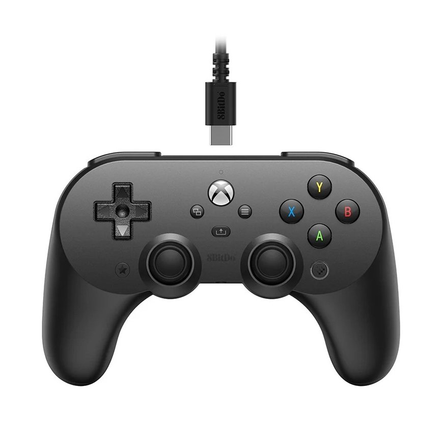 8Bitdo Pro 2 Juoda USB Žaidimų pultelis Analoginis / skaitmeninis Xbox