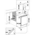 Whirlpool WBUF011 šaldytuvas-šaldiklis Įmontuoti 126 L E Pilka Whirlpool WBUF011 šaldytuvas-šaldiklis Įmontuoti 126 L E Pilka