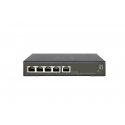 LevelOne GES-2105P tīkla pārslēgs Vadīts L2 Gigabit Ethernet (10/100/1000) Power over Ethernet (PoE)