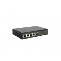 LevelOne Hilbert 5-Port Gigabit PoE Smart Lite Switch, 802.3at/af PoE, 4 PoE Outputs, 60W PoE Power 