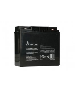 Extralink AKUMULATOR BATTERY ACCUMULATOR AGM 12V 18AH - Batterie - 18.000 mAh