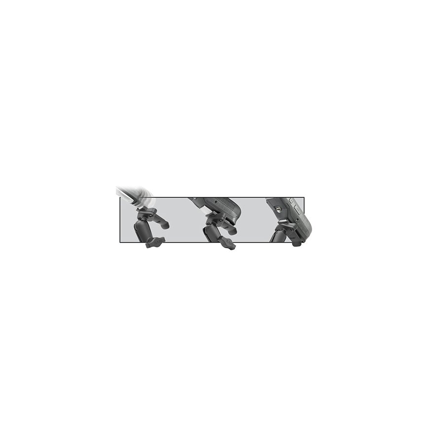 RAM Mounts RAM-B-202-GA76U montāžas komplekts Melns Alumīnijs, Gumija – 3