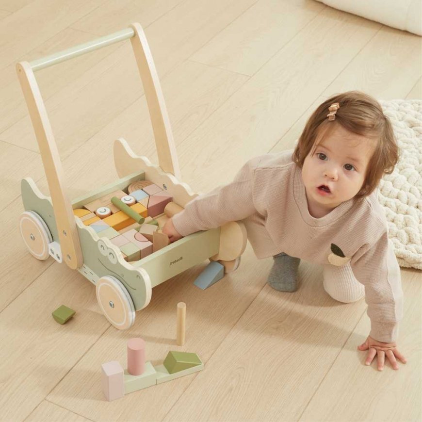 Puzzle Viga Toys Wooden slide with blocks for children – 2