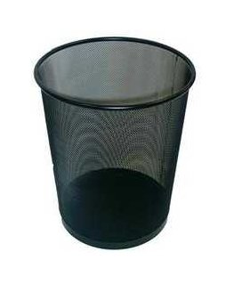 VICTORIA Wire waste basket, juodas