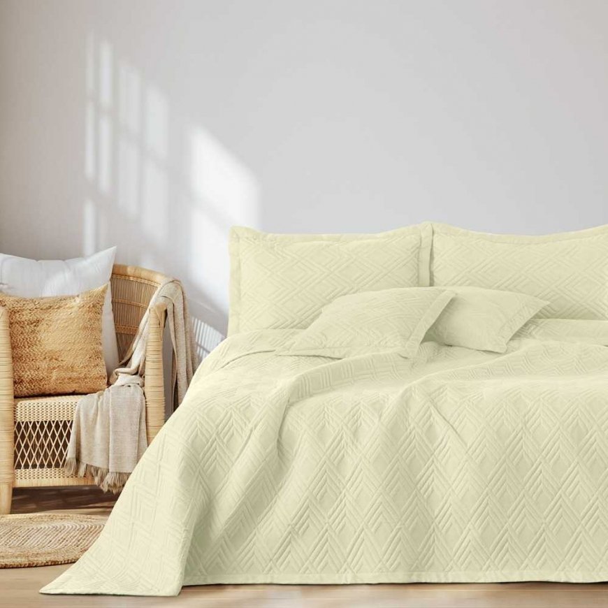AmeliaHome BED/AH/OPHELIA/BEIGE/170x270
