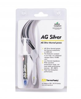 Ag Termopasty Termopasta AG Sidabrinis 3g 3.8W/mK