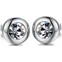 Troli Small earrings with crystal clear KES-046 Troli Small earrings with crystal clear KES-046