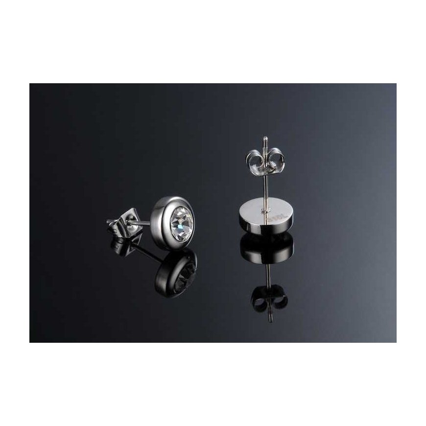 Troli Small earrings with crystal clear KES-046 – 4