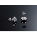 Troli Small earrings with crystal clear KES-046 Troli Small earrings with crystal clear KES-046