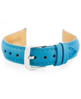 Pacific Blue W94 nahkaranneke - vaaleansininen - 12mm