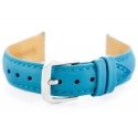 Pacific Blue W94 leather watch strap - light blue - 12mm Pacific Blue W94 leather watch strap - light blue - 12mm