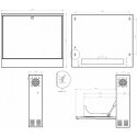 Stalflex HANGING RACK CABINET R19-2U/350/W Stalflex HANGING RACK CABINET R19-2U/350/W