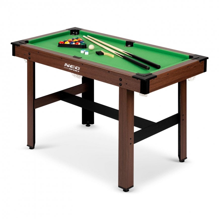 Neo-Sport Billiard table 122 x 61 x 76 cm NS-807 dark brown – 3