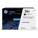 HP 26X alkuperäinen riittoisa musta LaserJet -värikasetti, kaksoispakkaus HP 26X alkuperäinen riittoisa musta LaserJet -värikasetti, kaksoispakkaus