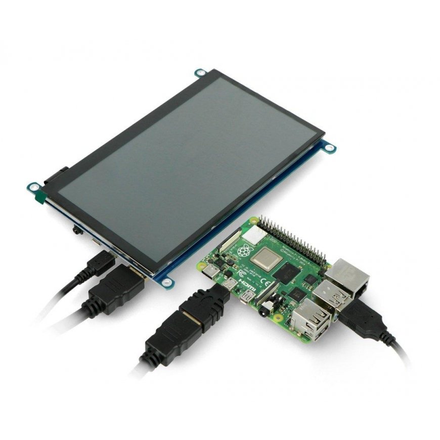 Touchscreen, capacitive QLED Quantum Dot 7" 1024x600px, Waveshare 18625 – 4