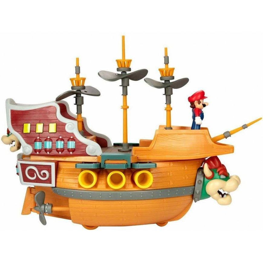 Jakks Pacific Super Mario 2.5-inch Deluxe Ship Playset (404294) – 3