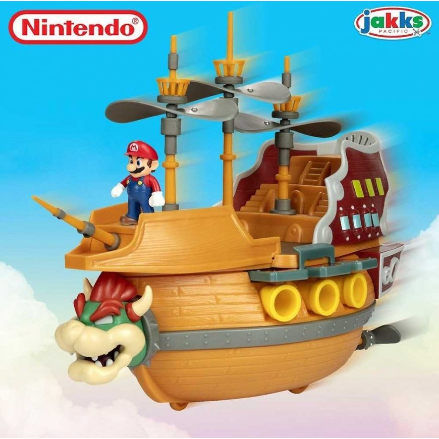 Jakks Pacific Super Mario 2.5-inch Deluxe Ship Playset (404294) – 5