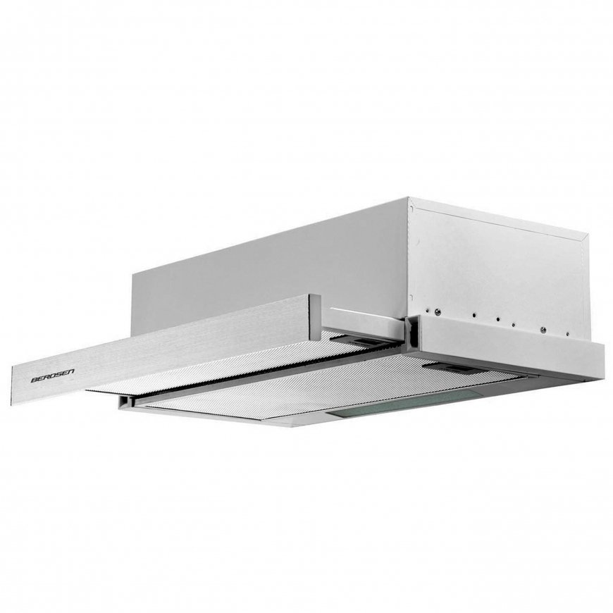 Berdsen BE-60-LW 60 cm INOX telescopic kitchen hood
