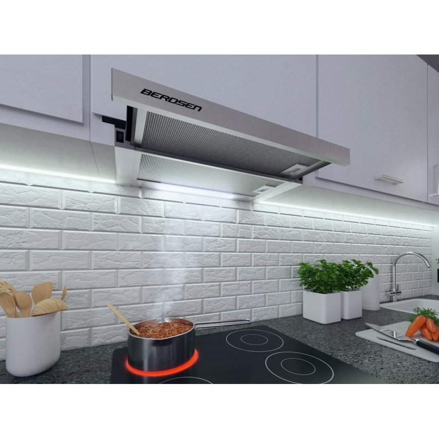 Berdsen BE-60-LW 60 cm INOX telescopic kitchen hood – 5