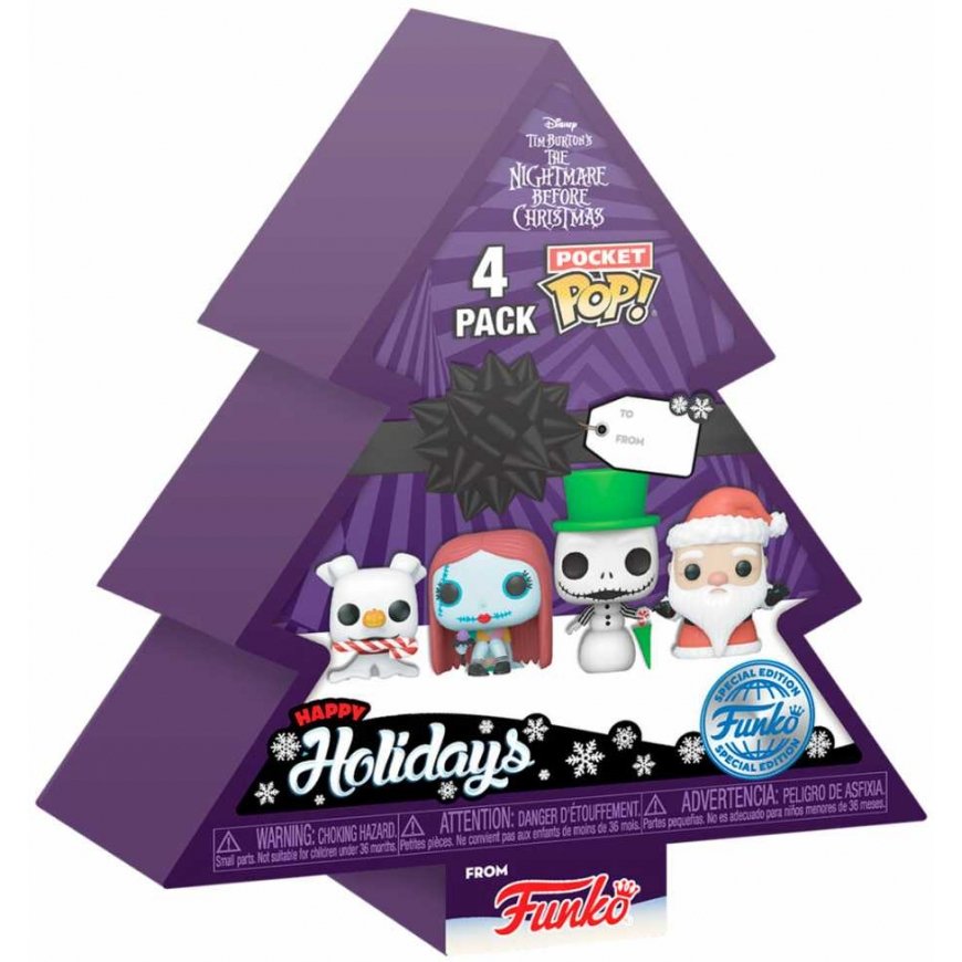 Funko Pocket POP pack 4 figures Disney Nightmare Before Christmas Holiday Exclusive – 2