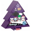 Funko Pocket POP pack 4 figures Disney Nightmare Before Christmas Holiday Exclusive