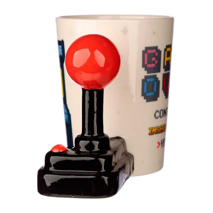 Puckator Game Over Joystick Arcade shaped handle mug – 3