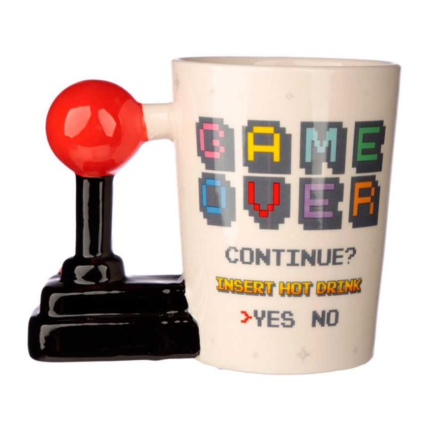 Puckator Game Over Joystick Arcade shaped handle mug – 4