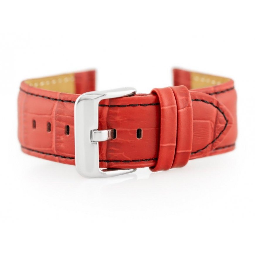 BISSET BS-153 leather watch strap - 22mm
