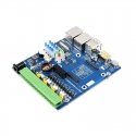 Dual ETH Quad RS485 Base Board (B) - Raspberry Pi Compute Module 4-pin expansion - Waveshare 2166 Dual ETH Quad RS485 Base Board (B) - Raspberry Pi Compute Module 4-pin expansion - Waveshare 2166
