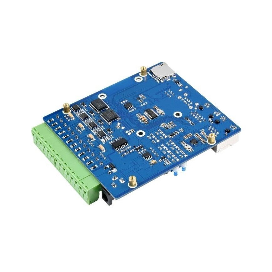 Dual ETH Quad RS485 Base Board (B) - Raspberry Pi Compute Module 4-pin expansion - Waveshare 2166 – 5