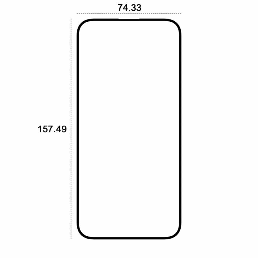 Telforceone Etteri 9D protective glass for Apple iPhone 16 Plus 6.7" – 3