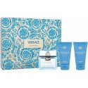 Versace Man Eau Fraiche -lahjasetti miehille (EDT, 50 ml + suihkugeeli, 50 ml + partavesibalsami, 50 ml)