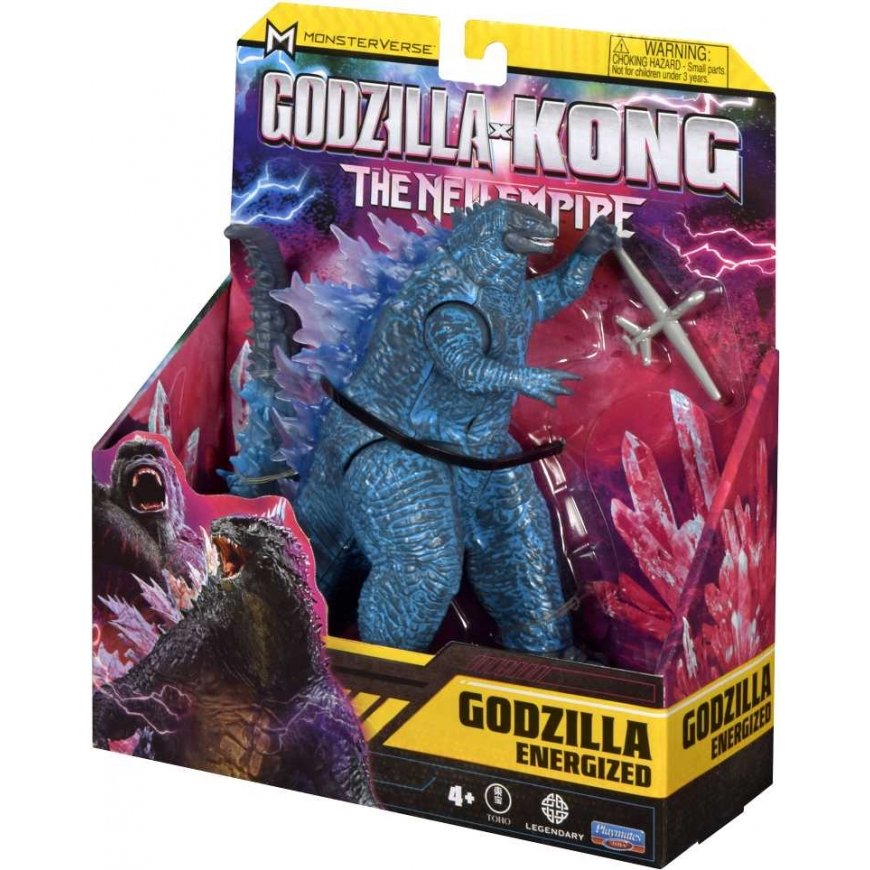 Godzilla X Kong GODZILLA Figure 6" Energized Godzilla, 35212 – 4