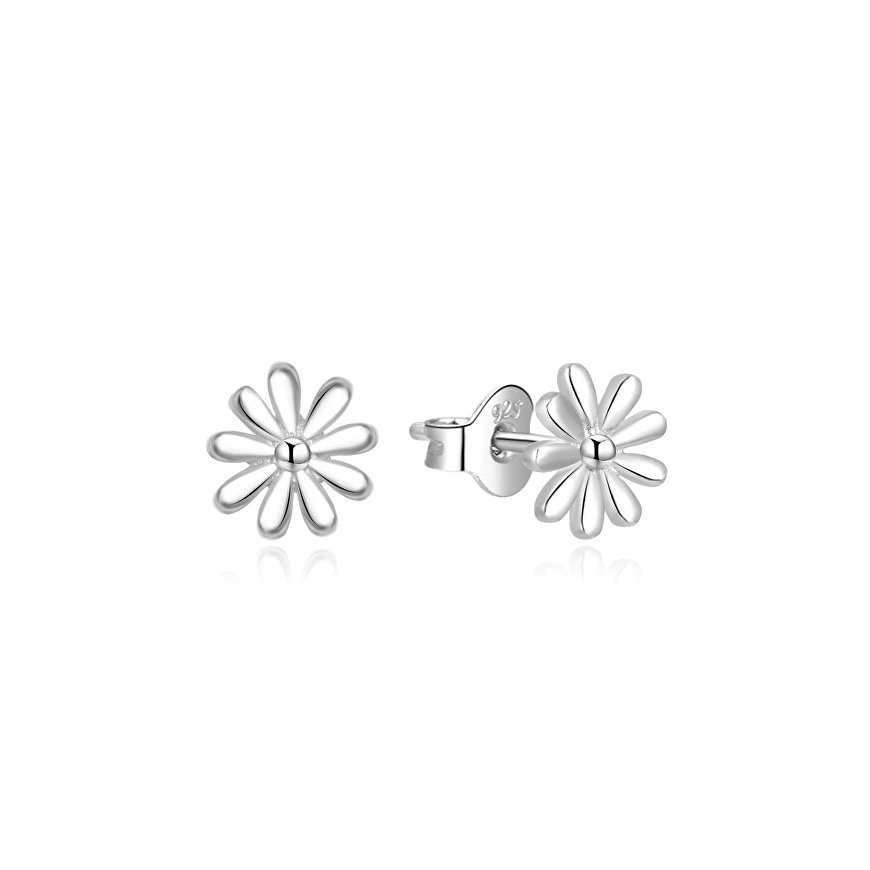 Beneto Silver daisy earrings AGUP740L