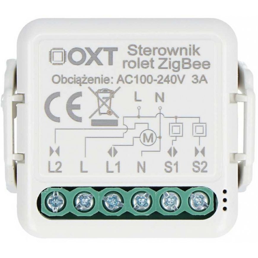 Tuya – built-in roller shutter controller ZigBee – Android/iOS app – OXT T267 – 2