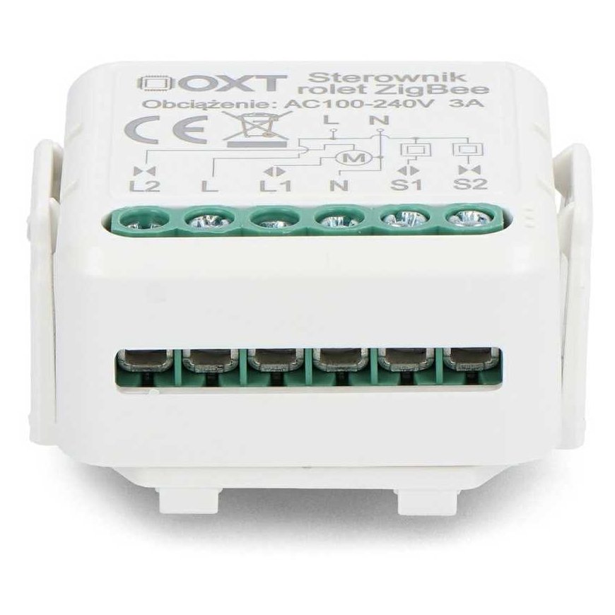 Tuya – built-in roller shutter controller ZigBee – Android/iOS app – OXT T267 – 3