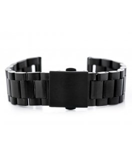 Pacific Watch strap, black - 18mm