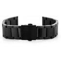 Pacific Model 9 solid bracelet - juodas 20mm Pacific Model 9 solid bracelet - juodas 20mm