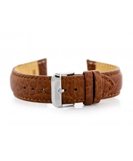 Pacific W05XL brown leather watch strap - 20mm