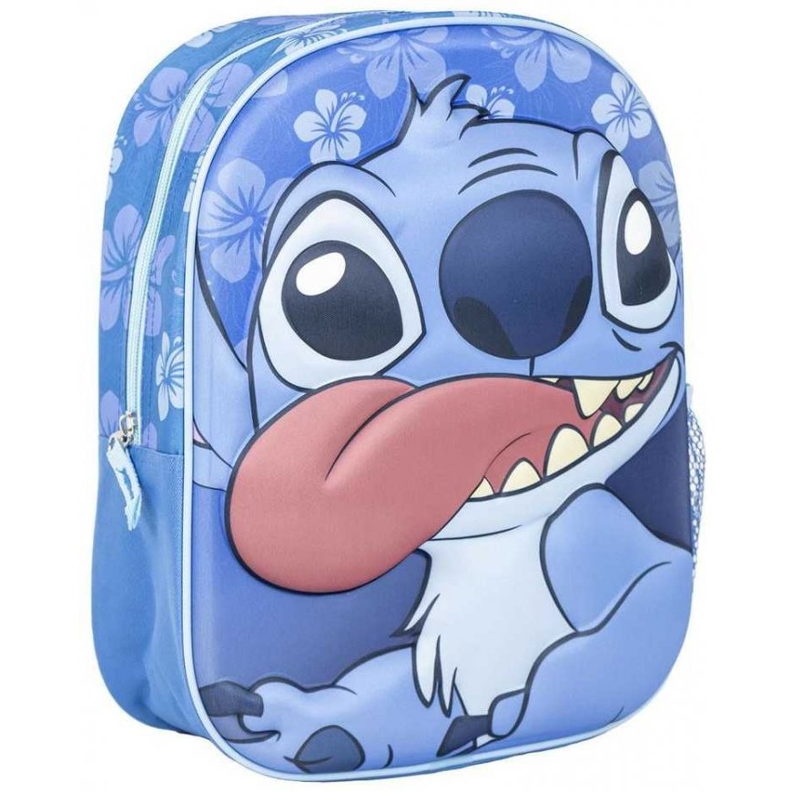 School bag Stitch Blue 25 x 31 x 10 cm