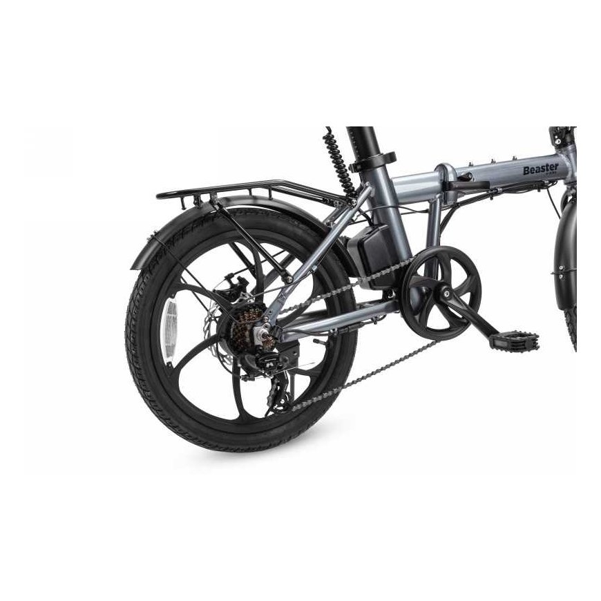 Beaster Scooter Elektrinis dviratis Beaster BSHERO1S, 250 W, 36 V, 10,5 Ah SAMSUNG baterija, sulankstomas – 5