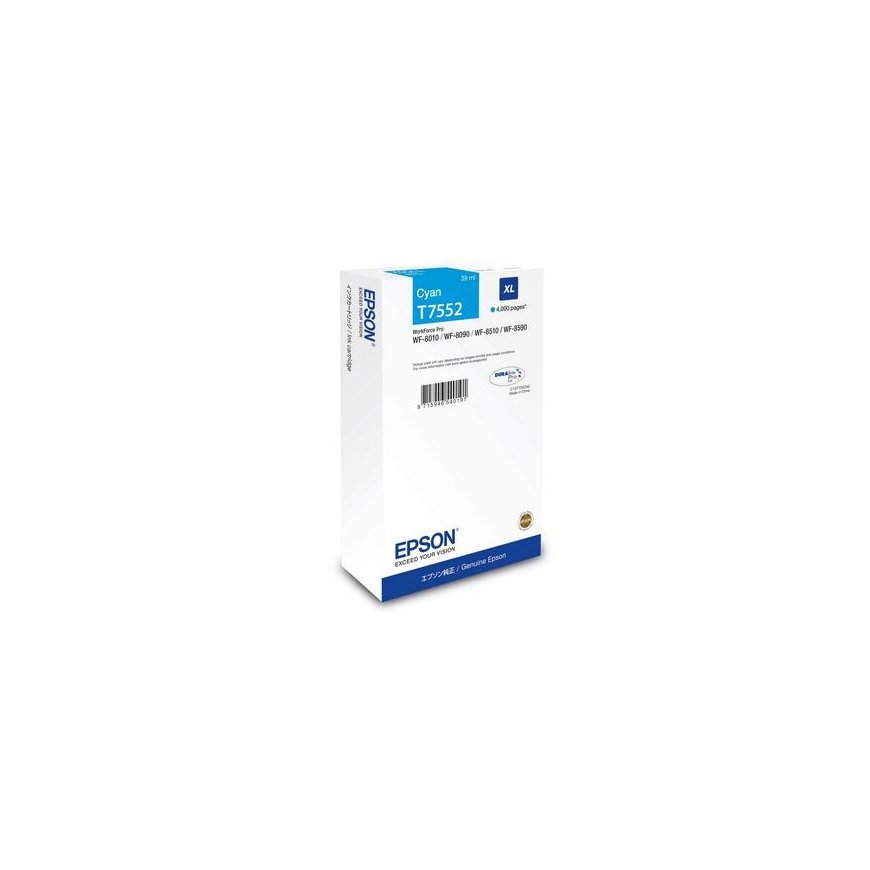 Epson C13T75524N ink cartridge 1 pc(s) Original High (XL) Yield Cyan